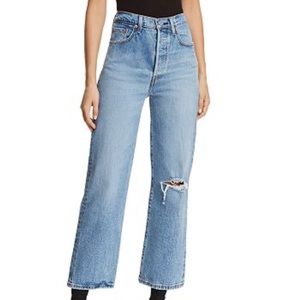 Levi’s Ribcage Straight Jeans in Haters Gonna Hate - Sz 31